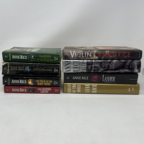 Anne Rice Lot Of 8, The Tale Of The Body Thief The Witching Hour, Lasher, Violin - Picture 2 of 14