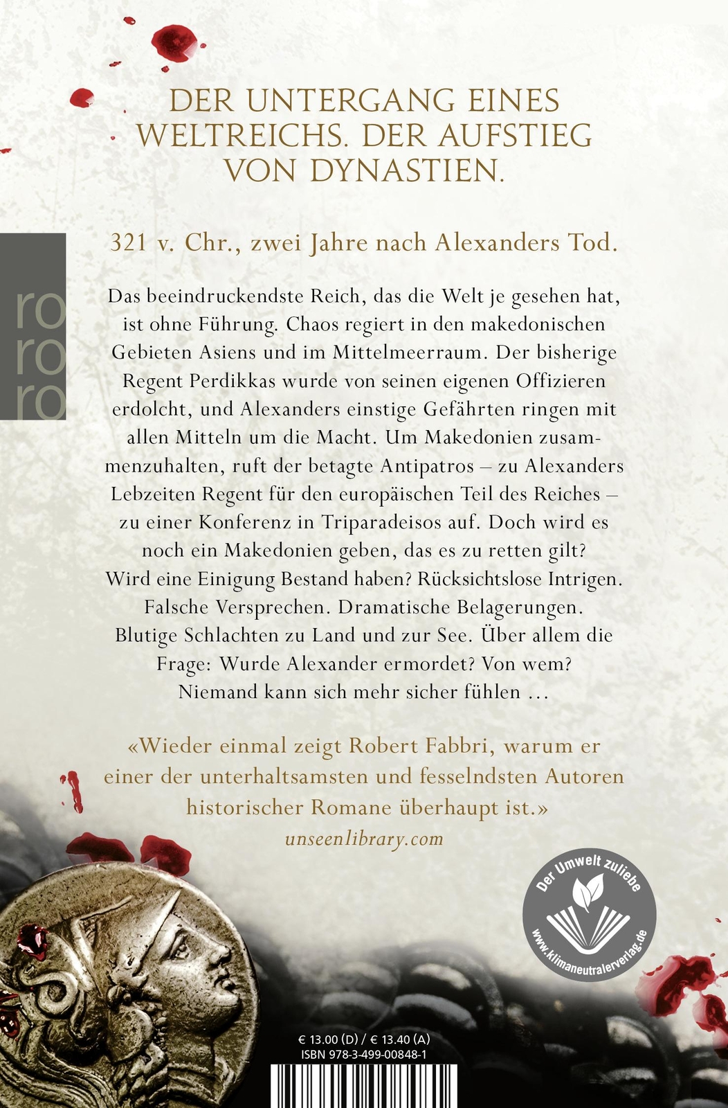 Thumbnail - Robert Fabbri Alexanders Erbe: Der Fall Des Weltenreichs