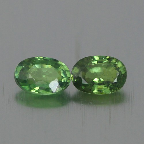 1.30CT VERY WONDERFUL EARTH MINE NATURAL DEMANTOID GARNET 2 PCS LOOSE GEMSTONE - Picture 2 of 3