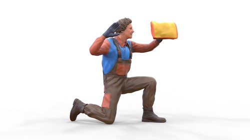 Figuras 1:64 (2,9cm) Miniaturas sin Pintar 1/64 Diorama Modelo Impresion 3D - Imagen 240 de 990