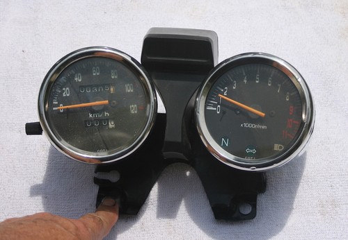 1973 Honda CB350G Super Sport 350  + Gauge Cluster Speedo Tach Dials  (CB350-08) - Picture 1 of 6