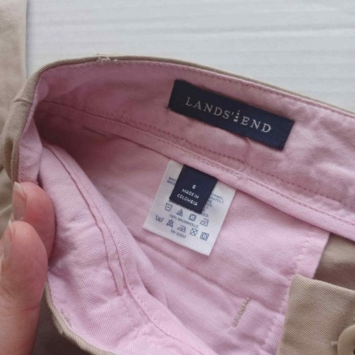 Land's End Khaki Women's Pants sz 6 Nwt - Picture 2 of 7