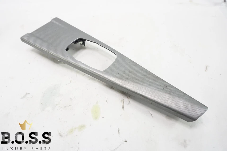 BMW F30 F31 F32 2017-2019 moldura decorativa consola central aluminio OEM Foto 2 de 4