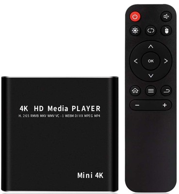 4K Hd Media Player 30Hz 6Gb Storage Sd Usb Hdmi Rca Repeat Digital FS021