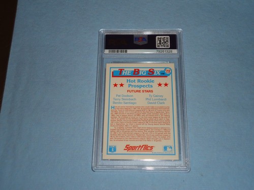Tarjeta de béisbol 1987 Sportflics Hot Rookie Prospects 118 PSA 8 casi nueva-como nueva 79261328 - Imagen 2 de 2