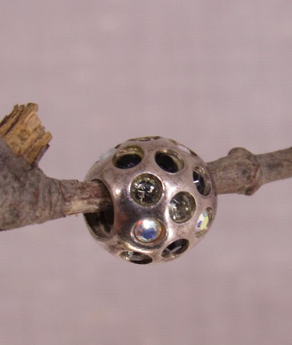 CHAMILIA 925 Sterling Silver MULTICOLOR Crystal Swarovski Slide Charm - Picture 2 of 6