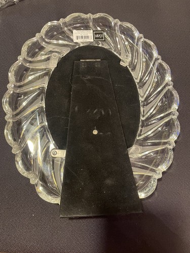 Lot Of 4 Mikasa Glass Peppermint Frost Garden Terrace Sunflower Picture Frames - Picture 3 of 9