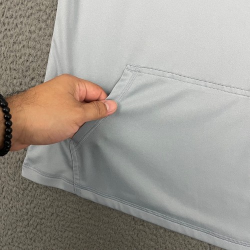 Under Armour Hoodie Boys XL Loose Fit Gray Pullover Pockets Activewear Outdoor - Picture 7 of 9