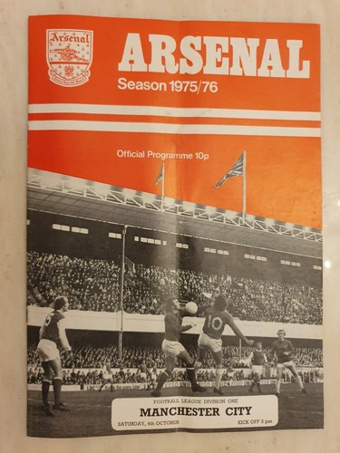 1975/76  Arsenal v Manchester City 4th October, Cup Final Voucher intact - Picture 1 of 2