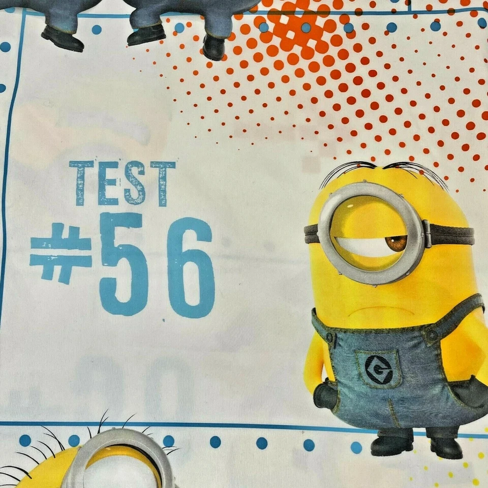 Minions Despicable Me Twin Flat Sheet Universal Studios Movies 100% Polyester - Image 3 of 4