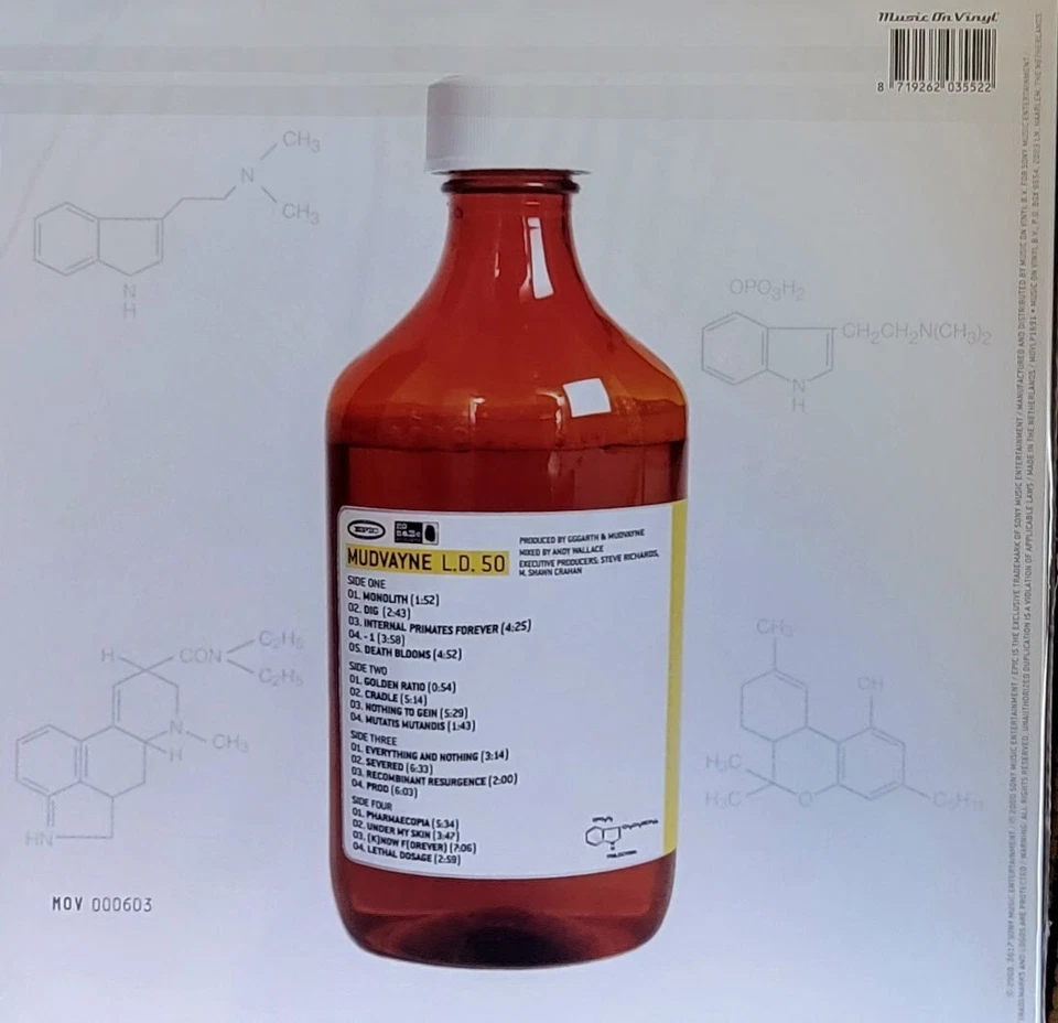 MUDVAYNE L.D. 50 - 180-GRAM YELLOW & BLACK VINYL 2-LP SET " NEW, SEALED " Foto 2 de 2