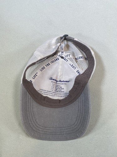 Tommy Bahama Sombrero Hombres Correa Gorra Baja Margarita Cóctel Receta Malla - Imagen 4 de 5