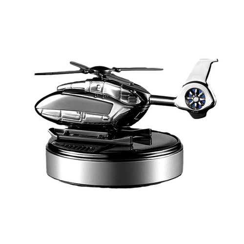 Solar Powered Helicopter Air Freshener Car Airplane Fragrance Diffuser Ornaments - Picture 9 of 19
