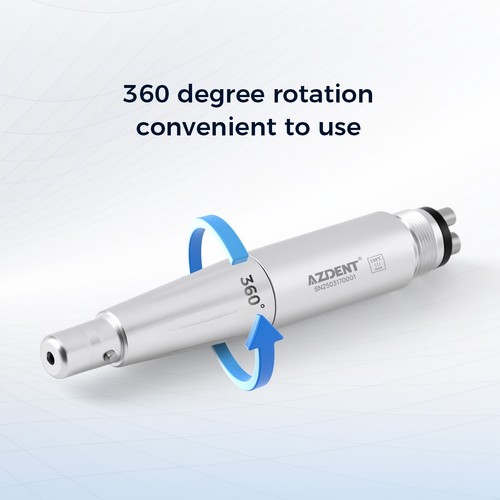 Higiene Dental Prophy Pieza de Mano Motor de Aire 4 Agujeros Giratorio 360° + Kit de 3 Conos Nariz - Imagen 13 de 21