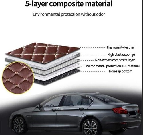 For Ford Fiesta-Flex-Focus-Fusion Car Floor Mats Waterproof Carpets All-Weather - Imagen 15 de 37