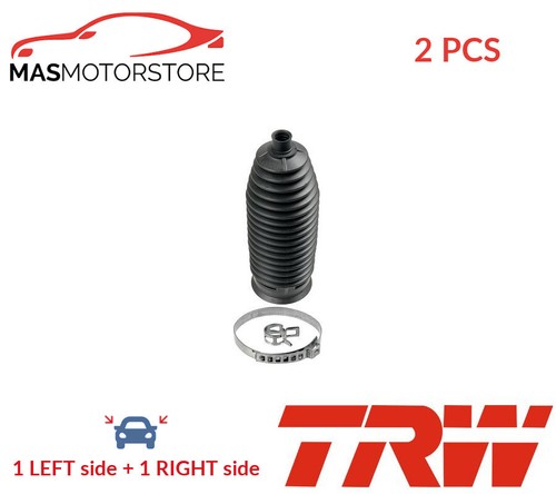 BELLOWS STEERING RACK BOOT PAIR SET FRONT TRW JBE387 2PCS P NEW OE REPLACEMENT