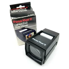 Pana-Vue 2 Lighted 2x2 35mm Slide Film Viewer FPA002 Battery Operated Tested