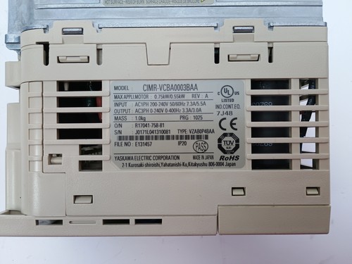 YASKAWA CIMR-VCBA0003BAA Frequency converter V1000 0.75kw - Picture 4 of 6