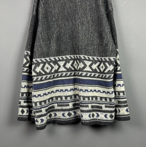 Vintage CHEVIGNON ANDJAKORDA Gray Cowichan Knitting Oversize Sweater Size XL - Picture 18 of 18