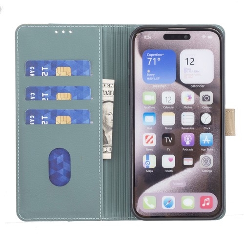 Splice Leather Wallet Phone Case For Huawei Honor 200 100 90 X50i X9B X7B X8B - Picture 5 of 12