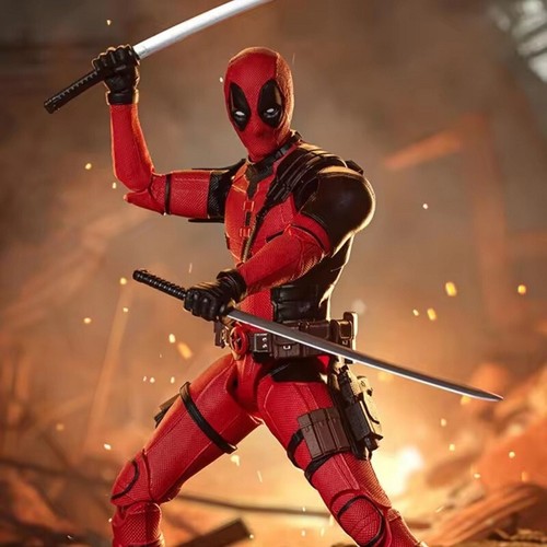 ZD Toys DEADPOOL & WOLVERINE Action Figure Eroi Supereroi MARVEL snodabile 18cm - Foto 2 di 10