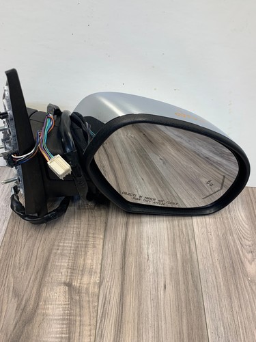 2009-2014 SUBURBAN TAHOE ESCALDE LH DRIVER SIDE VIEW MIRROR BLIND SPOT CHROME - Picture 2 of 6