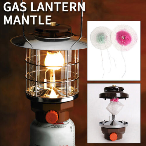 10pcs/set Universal Gas Lantern Mantles Fits Outdoor Camping Hiking Gaz Lights - Picture 5 of 8