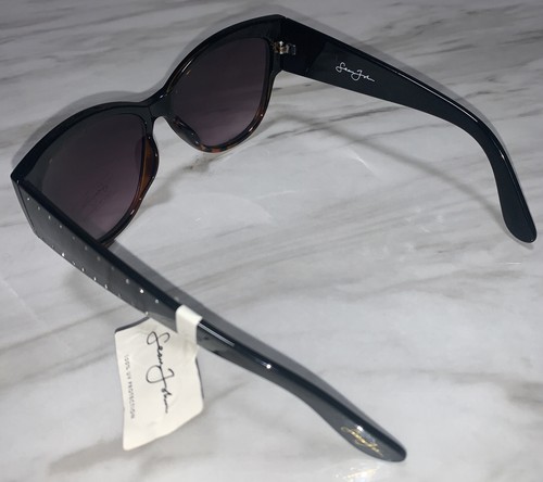 Sean John Women’s Black Tortoise Silver Accent Sunglasses Style SJS2007 NWT - Picture 4 of 9
