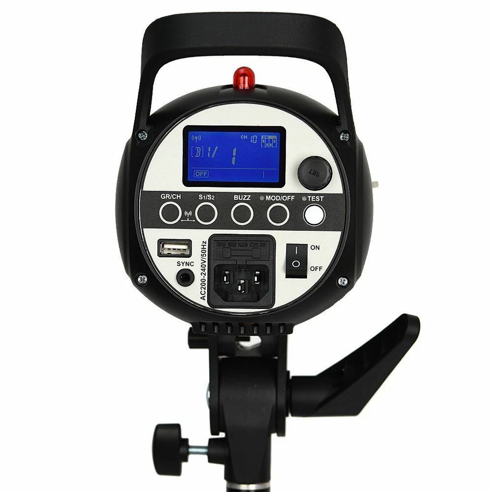 US Godox SK300II 300w GN58 Photo Studio Strobe Flash Light Head Trigger Kit 110V - Image 4 of 4