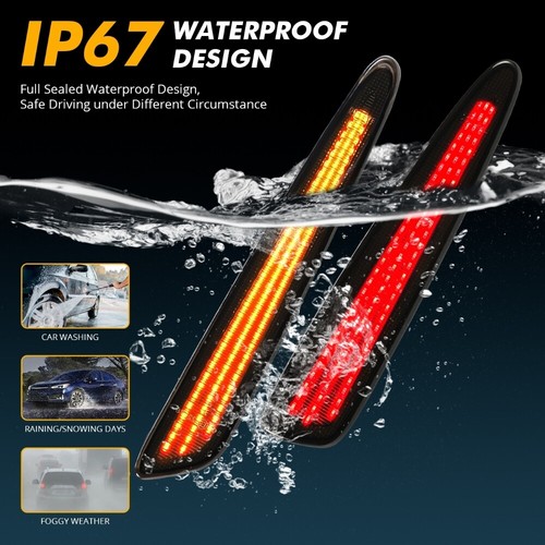 Luces de señalización laterales LED C6 de actualización luces de giro para Chevrolet Corvette C6 2005-2013 - Imagen 12 de 28