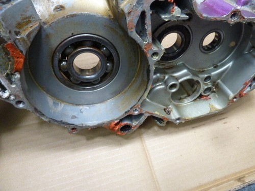 Yamaha YZ250 cárter derecho media manivela 1988-1996 1988 88 - Imagen 6 de 8