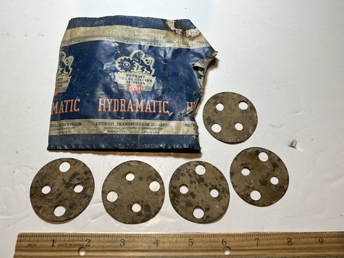 NOS 1956-1960 Oldsmobile HT Transmission Oil Cooling Adapter Gasket (1) #8616496 - Picture 4 of 5