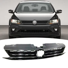 Fits 2015 2016 2017 2018 VW Volkswagen Jetta Front Bumper Chrome Grill Grille