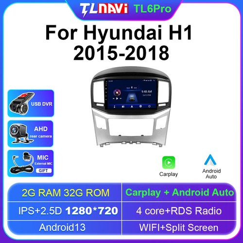 Für Hyundai H1 2 Starex 2015-2018 Android Auto Navigation GPS 2din Autoradio - Bild 42 von 48