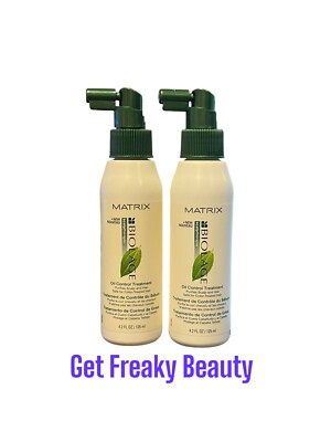 2 PACK. 4.2 oz. Matrix Biolage Scalptherapie Oil Control Treatment. 125m. NEW.