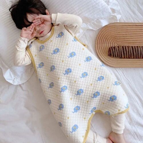 Baby Vest Sleeping Bag Children Jumpsuit Pajamas Newborn Sleeping Bag Snap - Picture 1 of 26