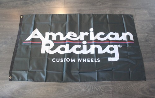 American Racing Wheels Banner Flagge Rad Speed Shop Garage Mechaniker Man Cave