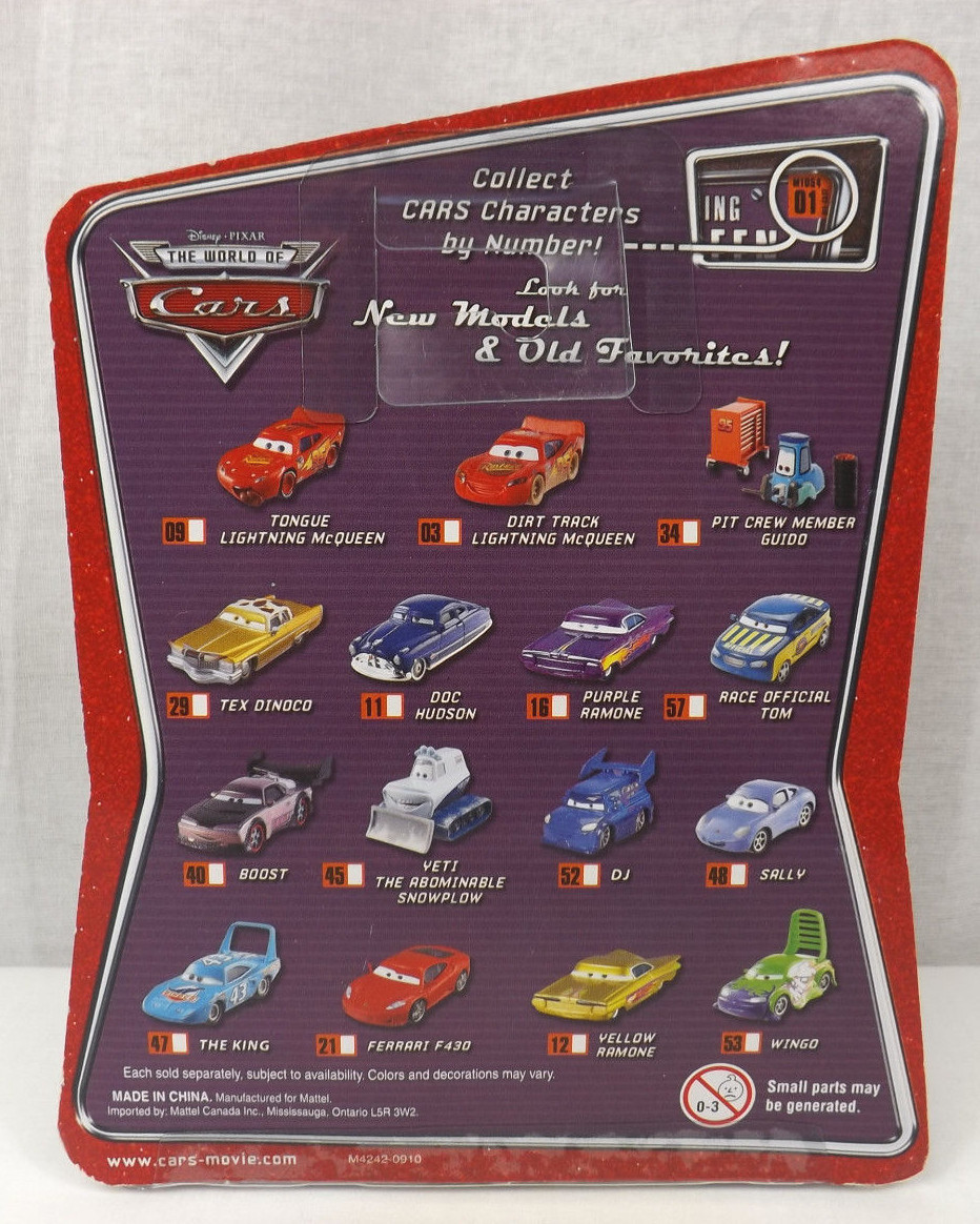 ディズニー　カーズ　トニーモーターフェルト ミニカー TONY MOTORFELT 2024
