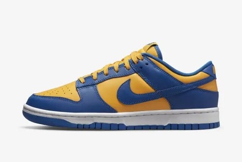 Nike Dunk Low Blue Jay and University Gold DD1391-402 Yellow Men's US4-14 NEW - 第 4/10 張圖片