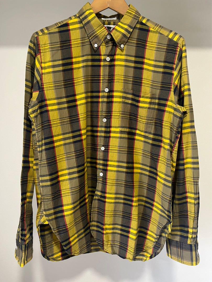 トップス 19th  BD Shirt - Plaid EG 19th Century BD Shirt Olive / Red Smoky Plaid