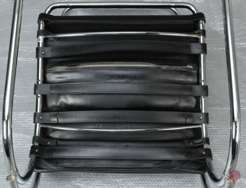 Knoll MR Lounge Sessel Bauhaus Leder Freischwinger Schwarz Mies van der Rohe - Bild 11 von 11