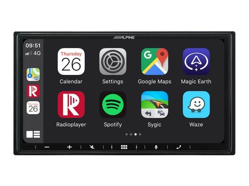 Alpine Autoradio DAB Android Apple CarPlay für Lancia Delta III 2009-2014 silber - Bild 4 von 6