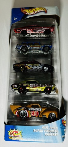 Hot Wheels 1:64 5 Car Pack 1806 Gift Pack Super Paquete Coffret - Picture 5 of 6