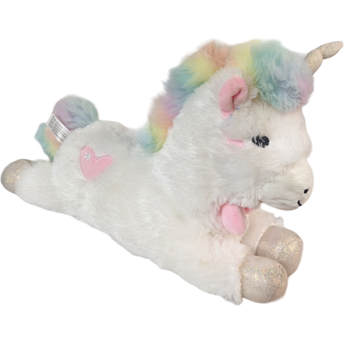 FAO Schwarz White UNICORN PLUSH 15" LED Light Up with Sound Stuffed. Brand New - Picture 2 of 7