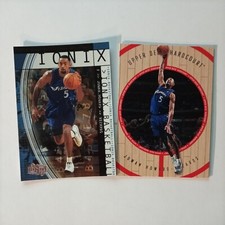 Juwan Howard 1998 Upper Deck Hardcourt #50 & 1999-20 UD Ionix #60