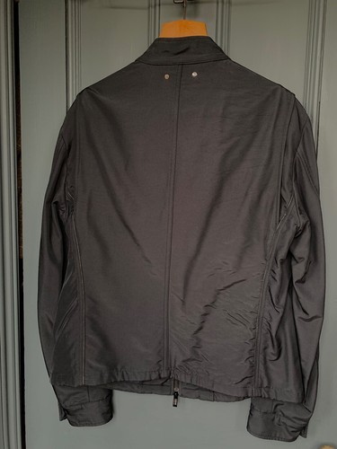 Armani Collezioni Water Repellent Jacket / Coat Size 52 Large / Excellent Cond. - Picture 7 of 15
