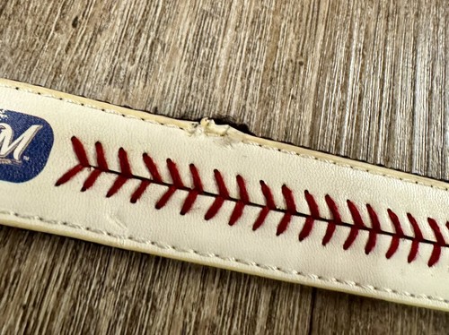 MLB Milwaukee Brewers Baseball Dog Collar XL - Picture 7 of 9