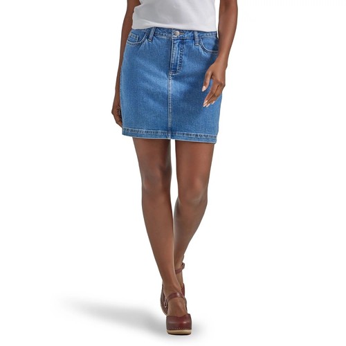 Pantalón corto/falda vaquera Lee para mujer con pantalones cortos adjuntos azul talla 20 - Imagen 6 de 15