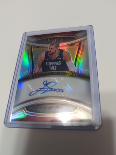 2021 Panini Select Prizm Select Signatures Ivica Zubac Auto Las Angeles Clipper - Picture 1 of 4