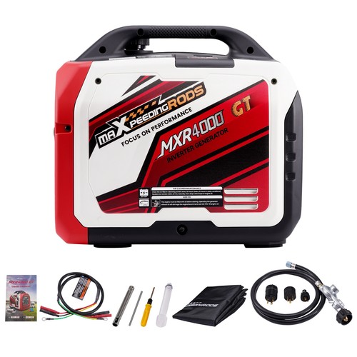 4000 Watt Dual Fuel Gas Propane Powered Inverter Generator Portable Bluetooth